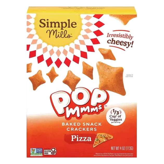Pop Mmms Baked Snack Pizza Crackers