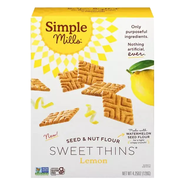 Seed & Nut Flour Lemon Sweet Thins