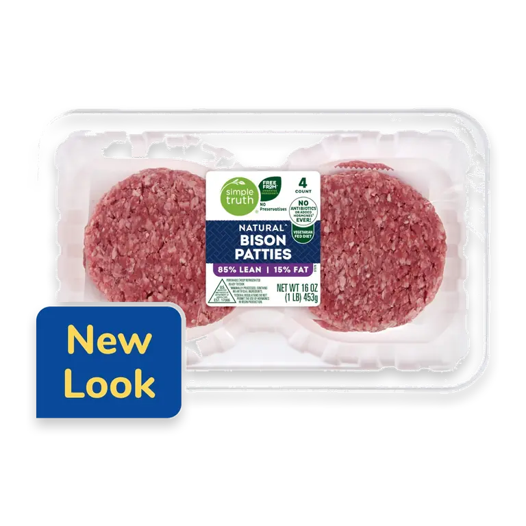 85/15 Natural Bison Patties