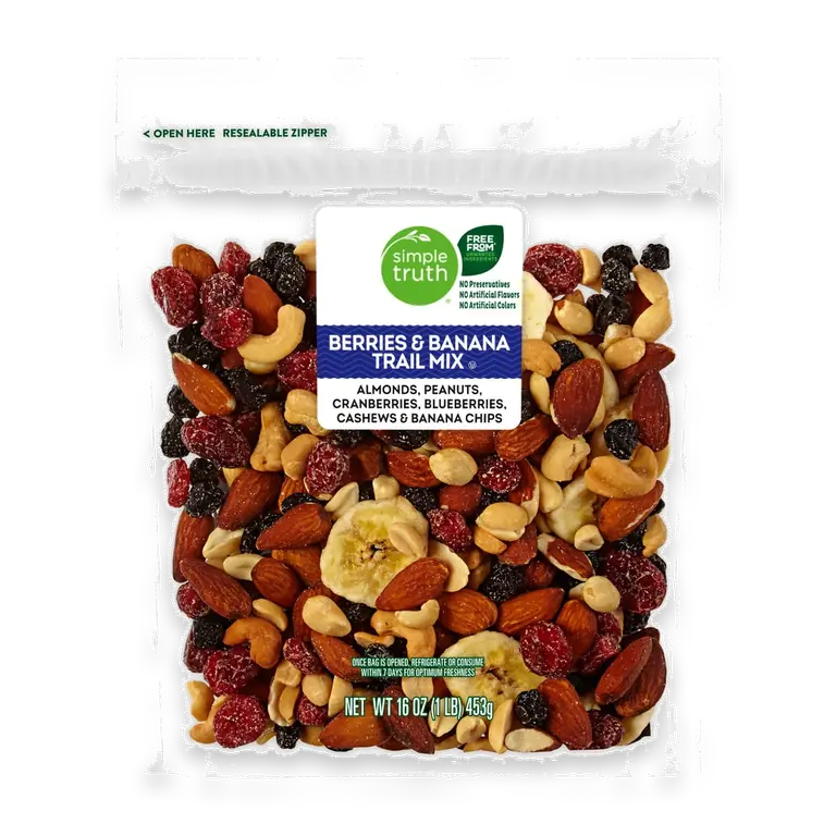 Berries and Banana Trail Mix
