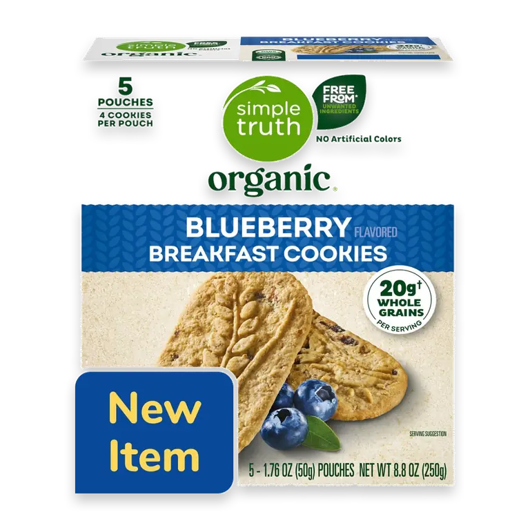 Blueberry Breakfast Cookies