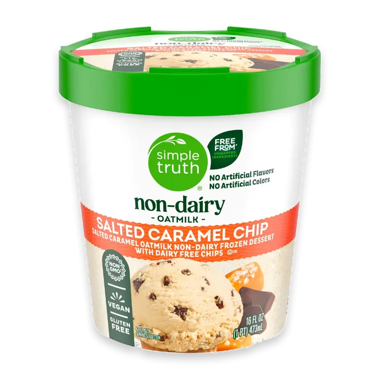 Dairy Free Oatmilk Caramel Chip Frozen Dessert Pint