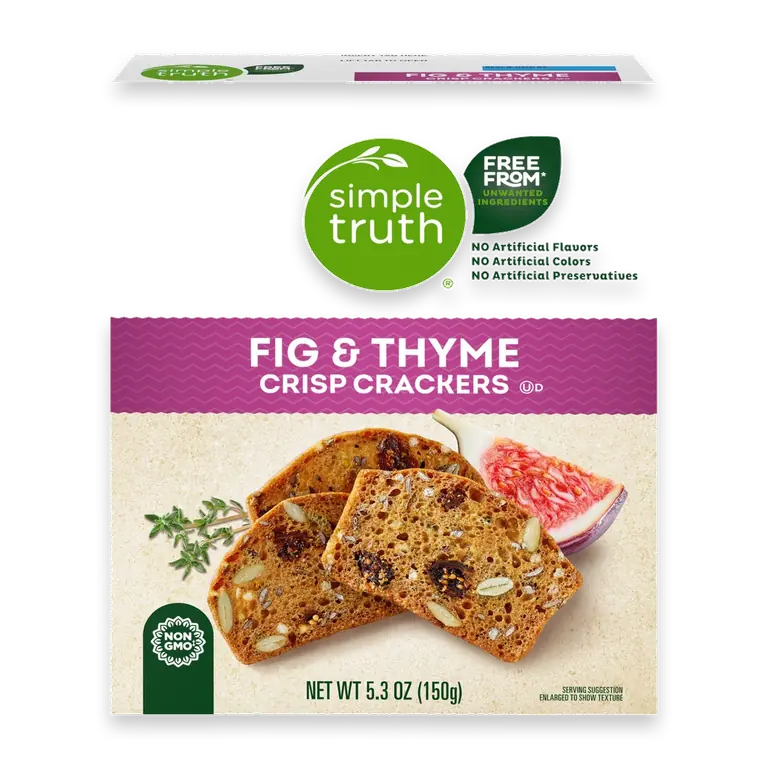 Fig and Thyme Crisp Crackers