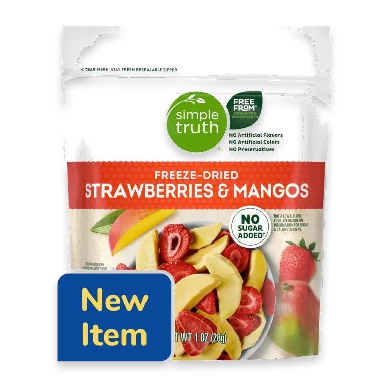 Freeze-Dried Strawberries and Mangos