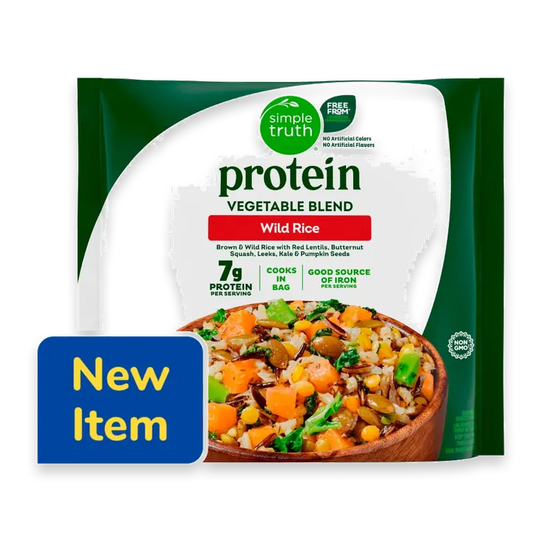 Frozen Protein Wild Rice Vegetable Blend