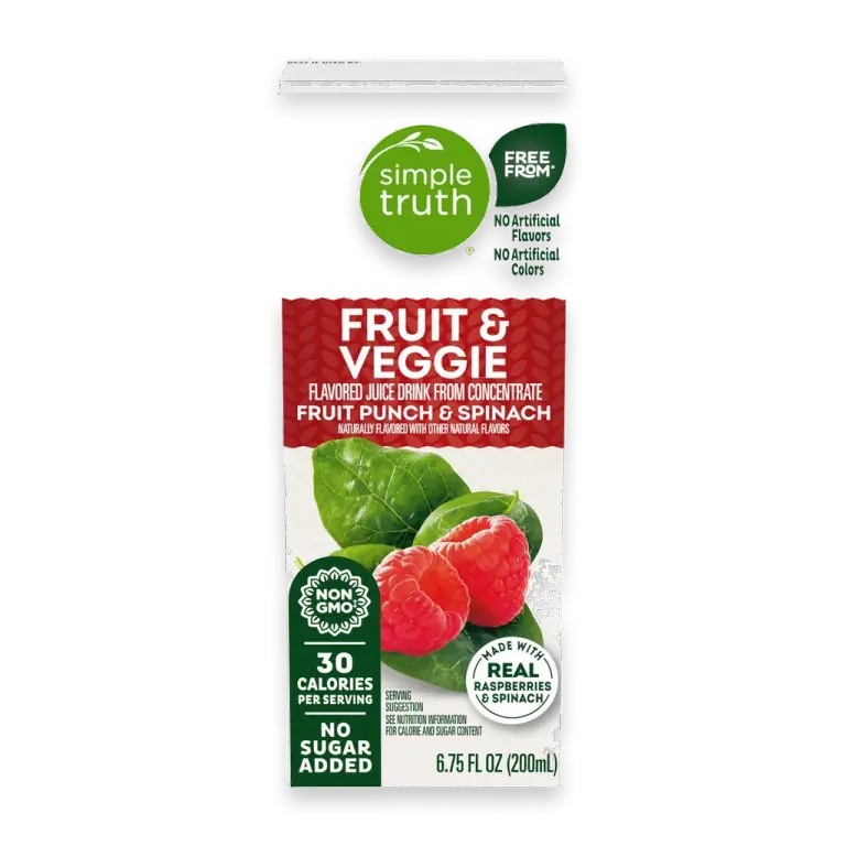 Fruit Punch Spinach Kids Juice Boxes
