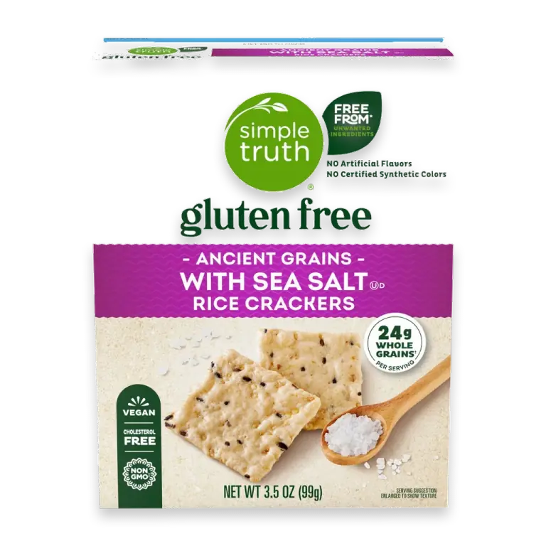 Gluten Free Ancient Grains with Sea Salt Rice Crackers