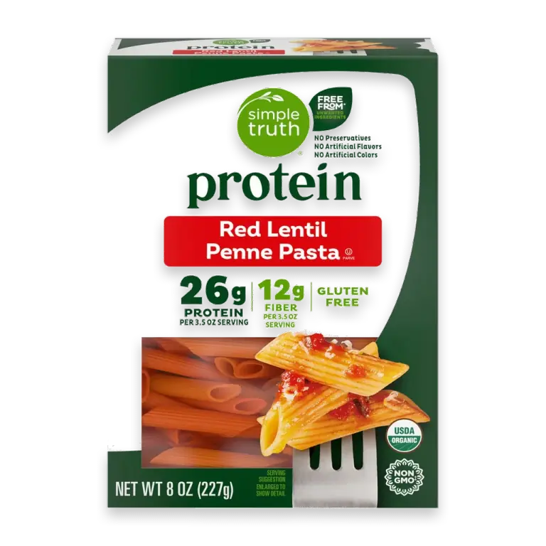 Gluten Free Organic Red Lentil Penne Pasta