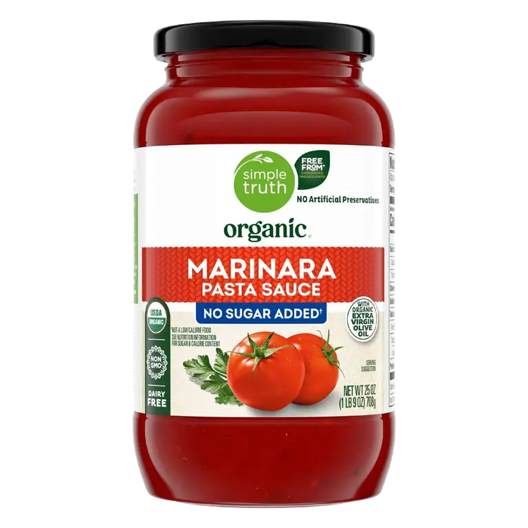 Marinara Pasta Sauce with Extra Virgin Olive Oil