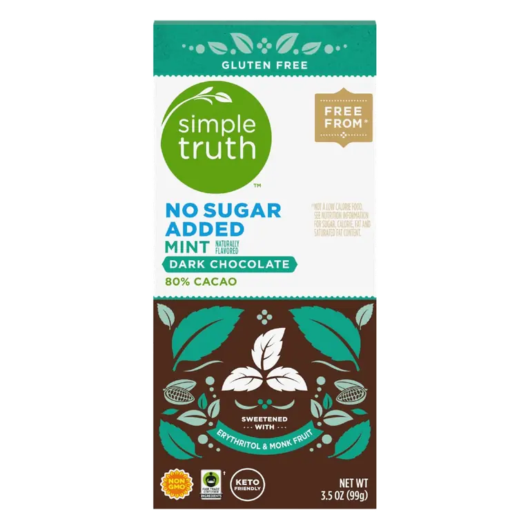 Mint 80% Cacao Dark Chocolate