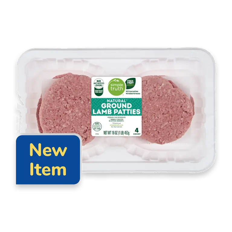 Natural Ground Lamb Patties