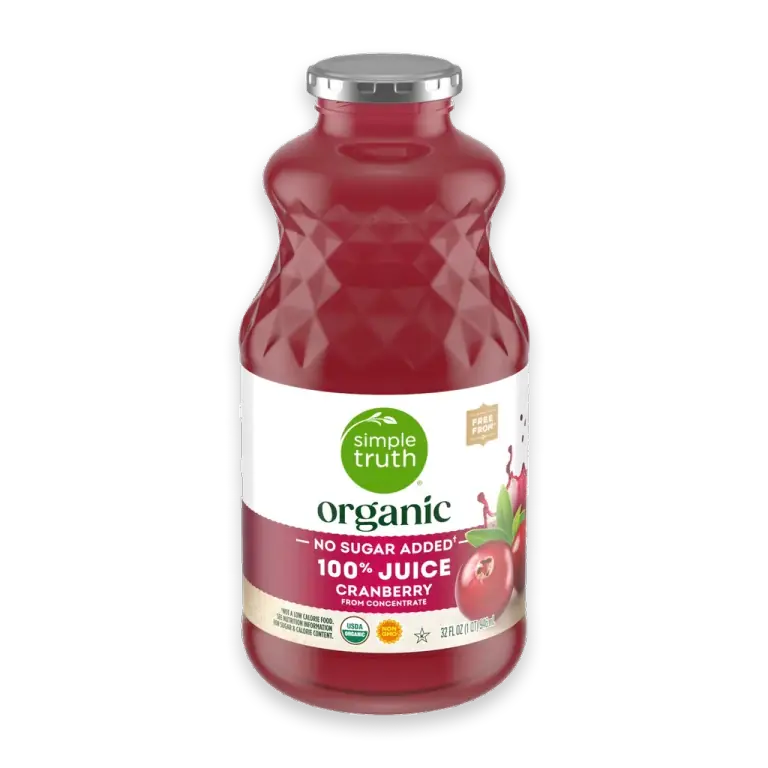 100% Juice Cranberry Juice Bottle