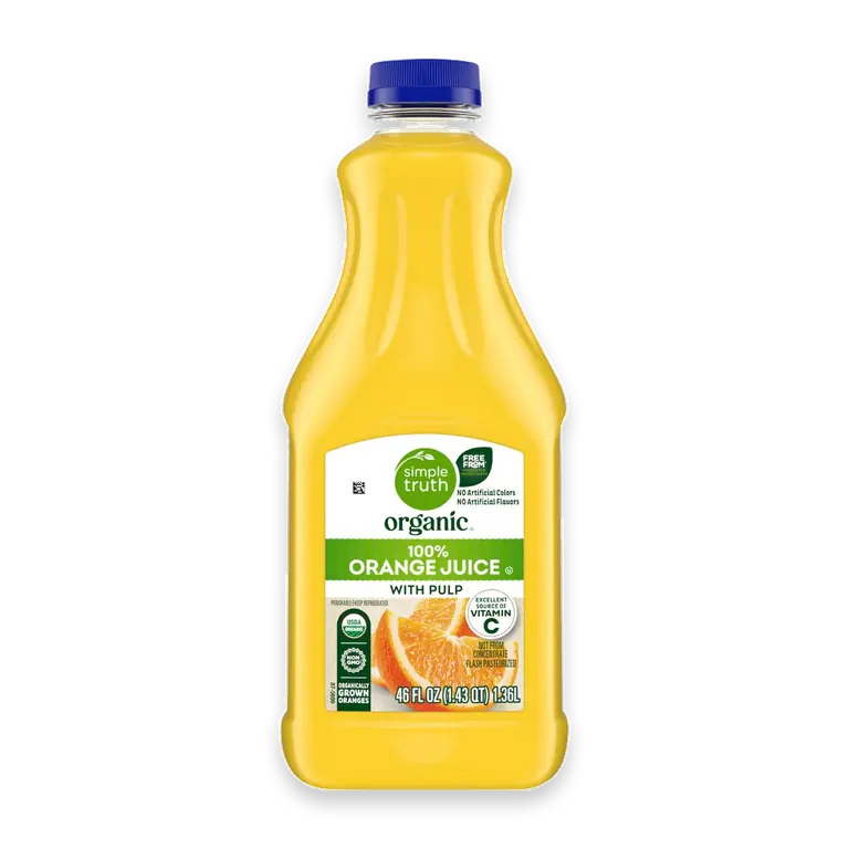 100% Orange Juice with Pulp