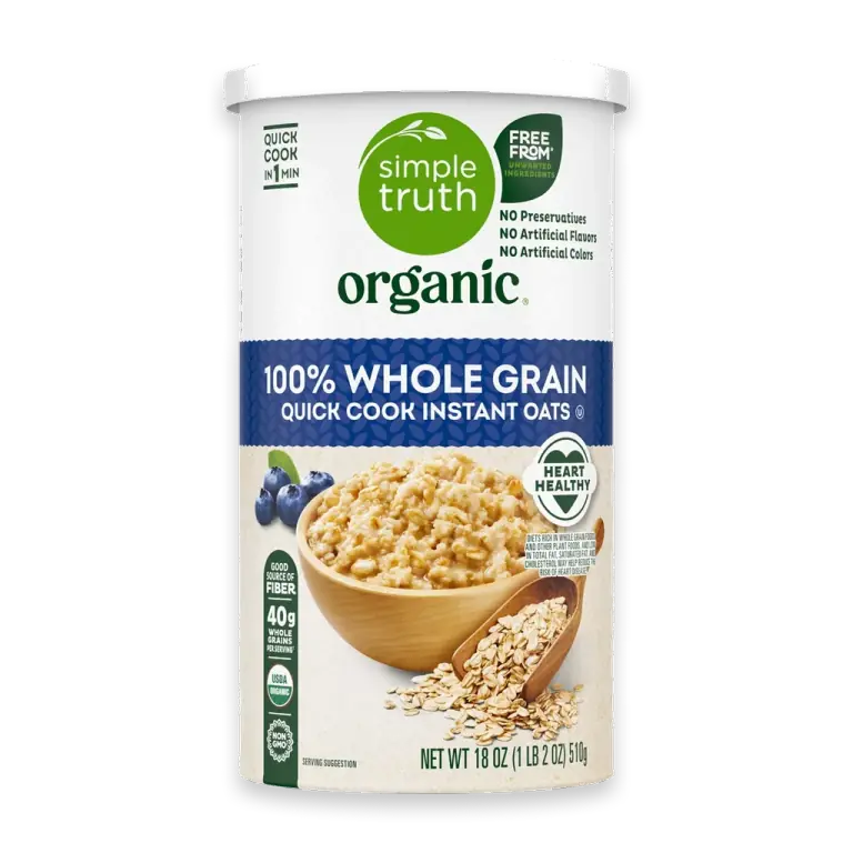 100% Whole Grain Rolled 1 Minute Oats