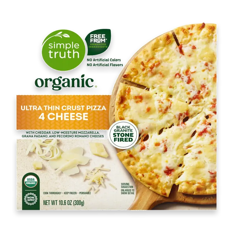 4 Cheese Ultra Thin Crust Frozen Pizza