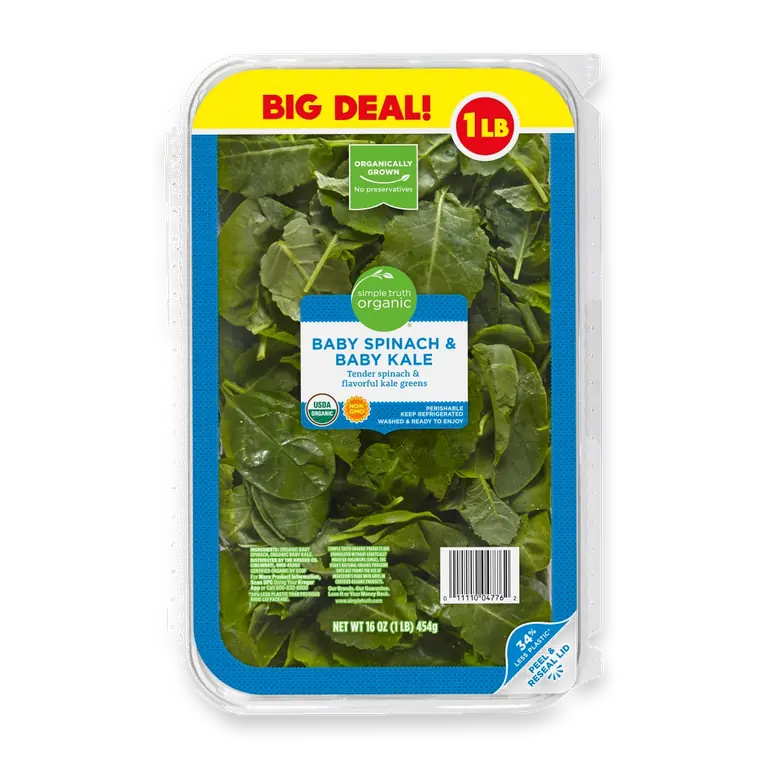 Baby Spinach & Baby Kale BIG DEAL!
