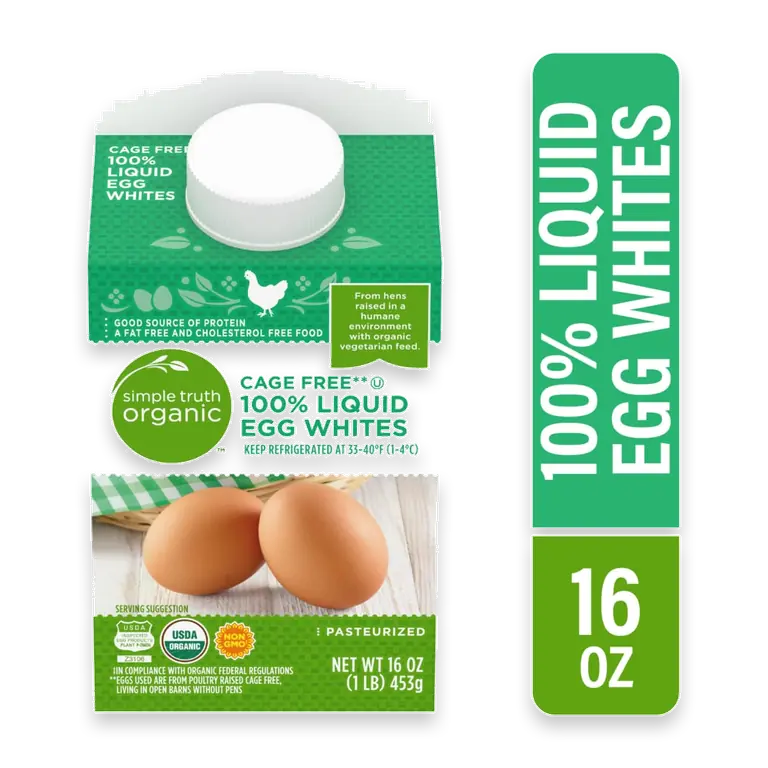 Cage Free 100% Liquid Egg Whites