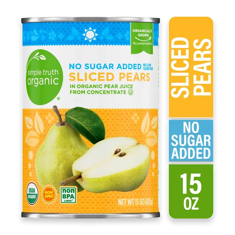 Canned Sliced Pears in Pear Juice