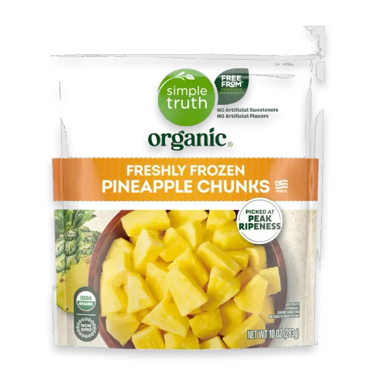 Chunked Frozen Pineapple