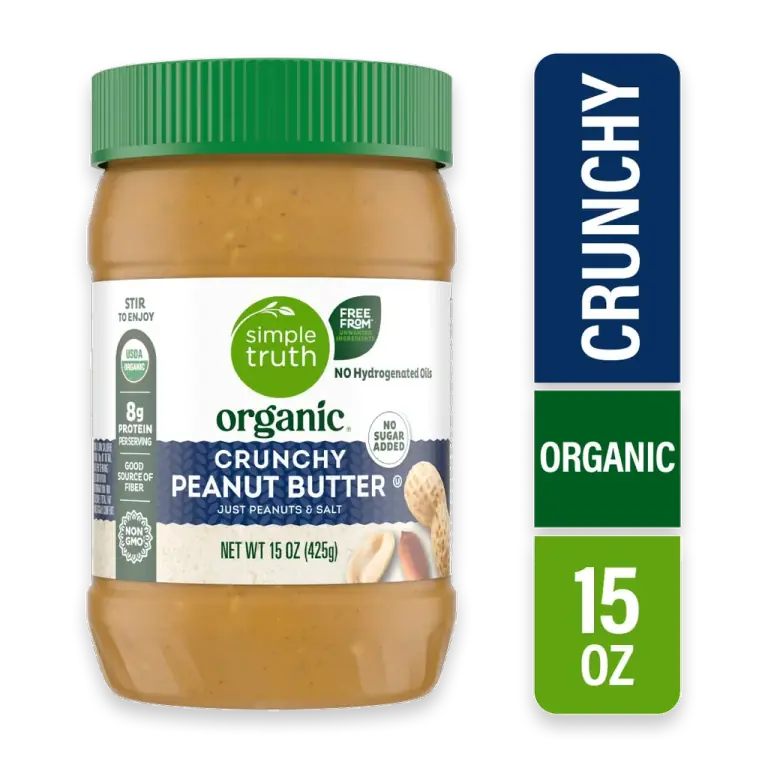 Organic Crunchy No Sugar Added Peanut Butter