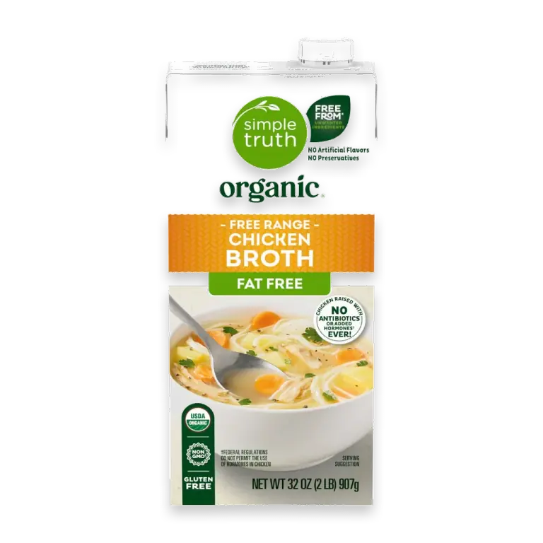 Organic Fat Free Free Range Chicken Broth