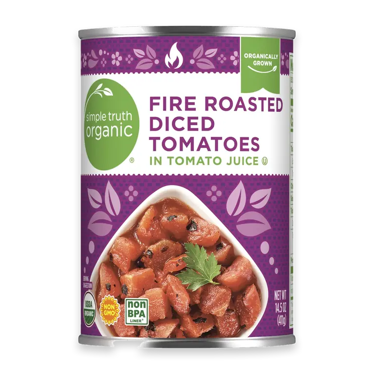 Fire Roasted Diced Tomatoes in Tomato Juice