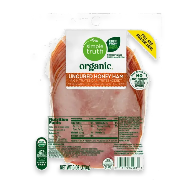 Organic Honey Ham Uncured Sliced