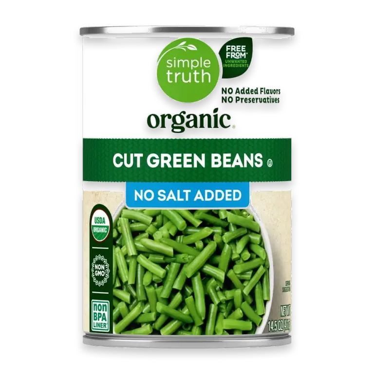 NO SALT GREEN BEANS - 14.5oz can