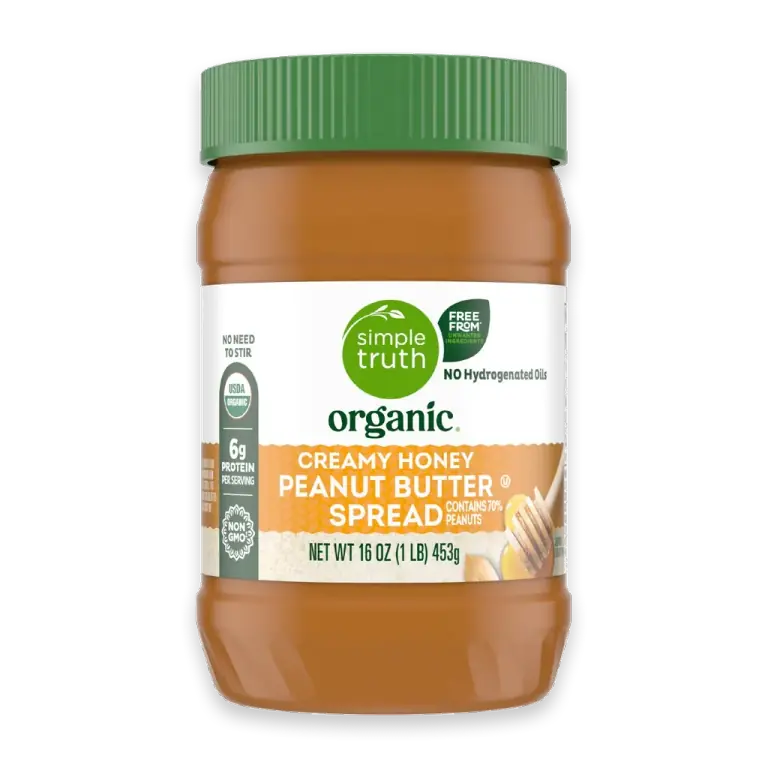 No Stir Creamy Honey Peanut Butter Spread