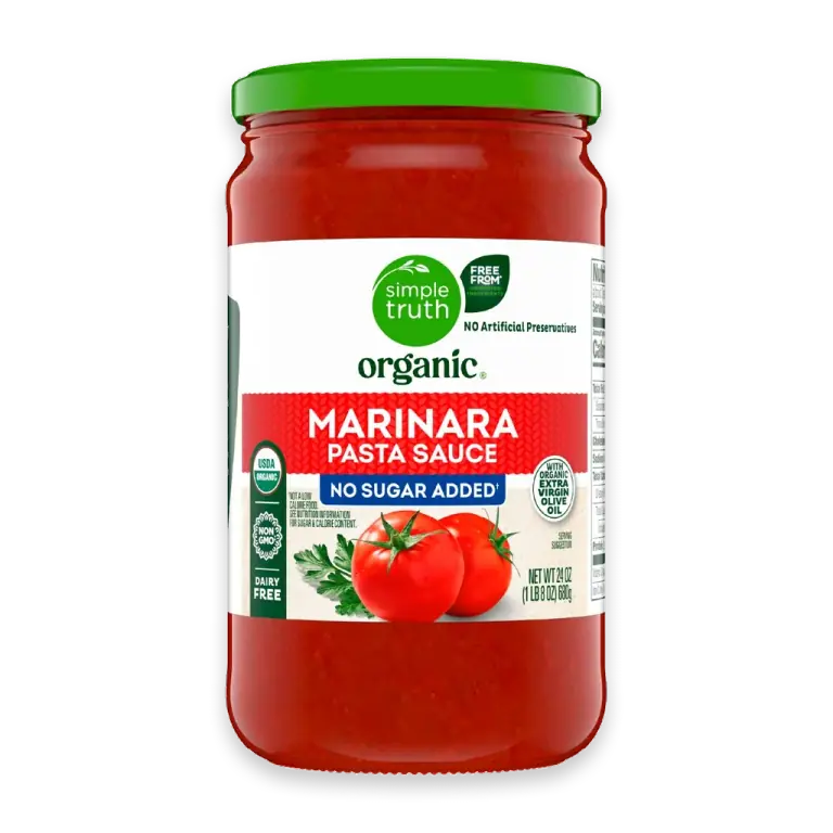 No Sugar Added Marinara Pasta Sauce