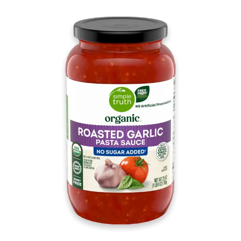 No Sugar Added Roasted Garlic Pasta Sauce