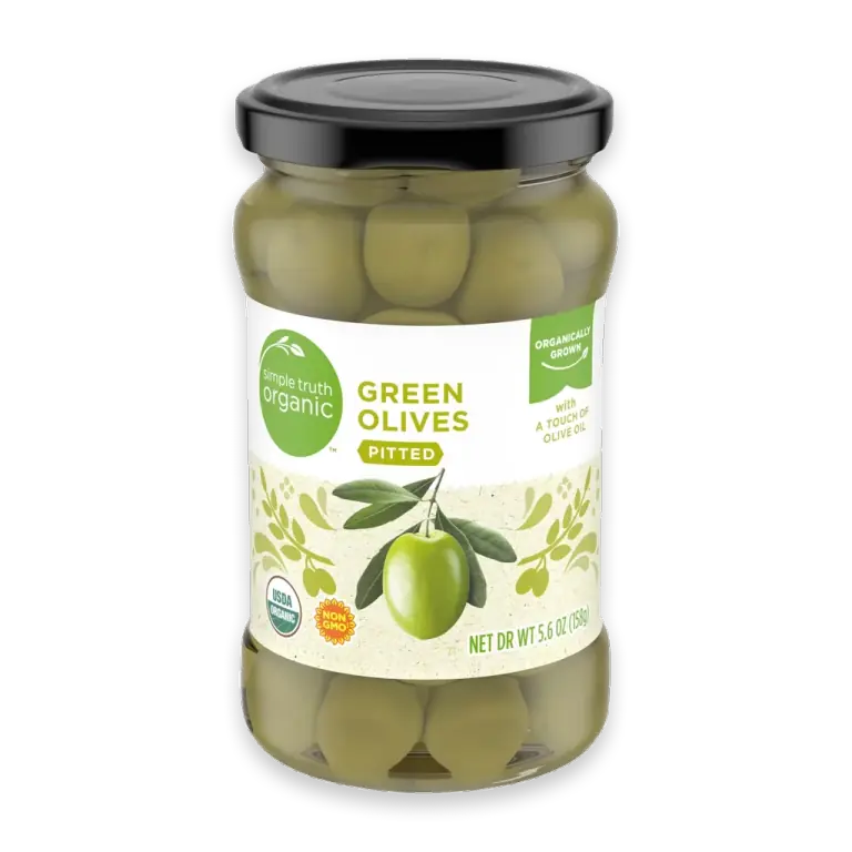 Pitted Green Olives