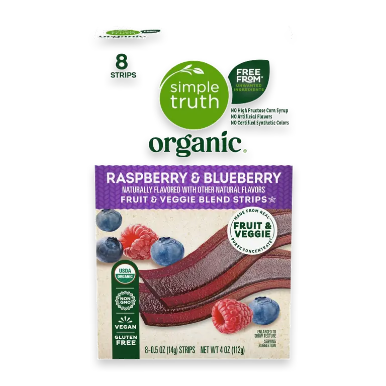 Raspberry & Blueberry Fruit & Veggie Strips