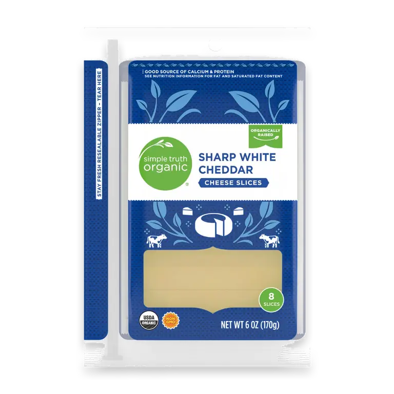 Sharp White Cheddar Sliced Cheese
