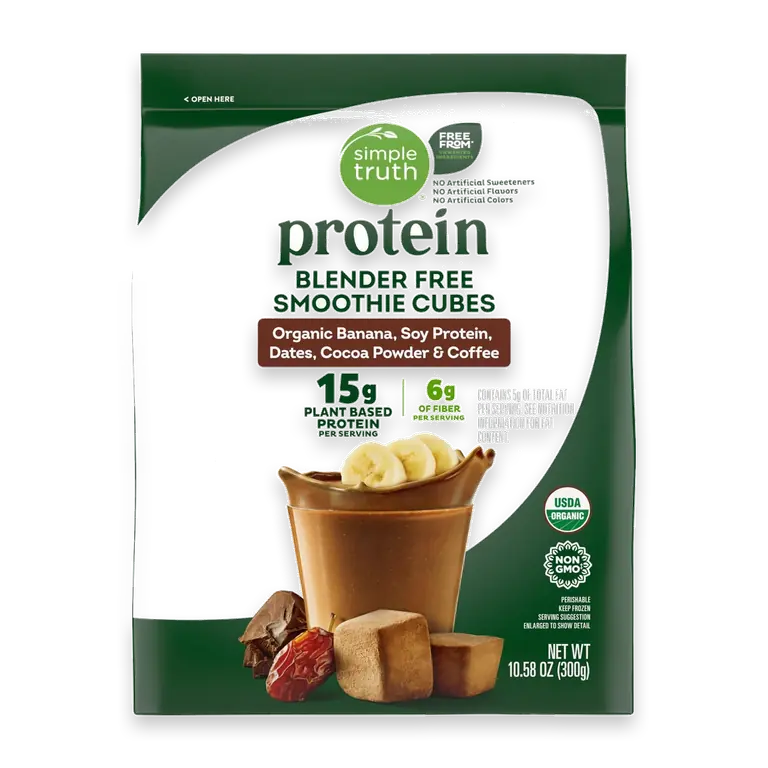 Simple Truth Blender Free Mocha Protein Smoothie Cubes