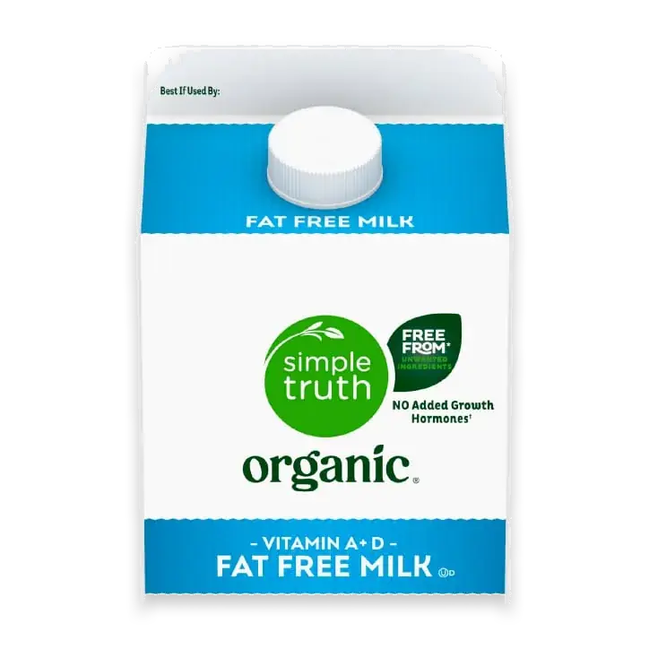 Skim Fat Free Milk Half Gallon