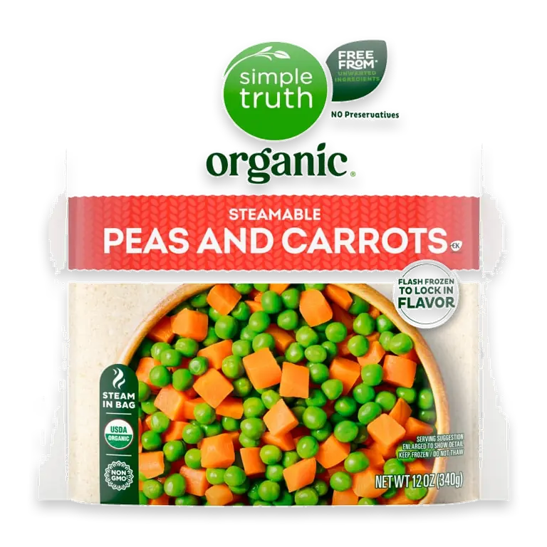 Steamable Peas and Carrots