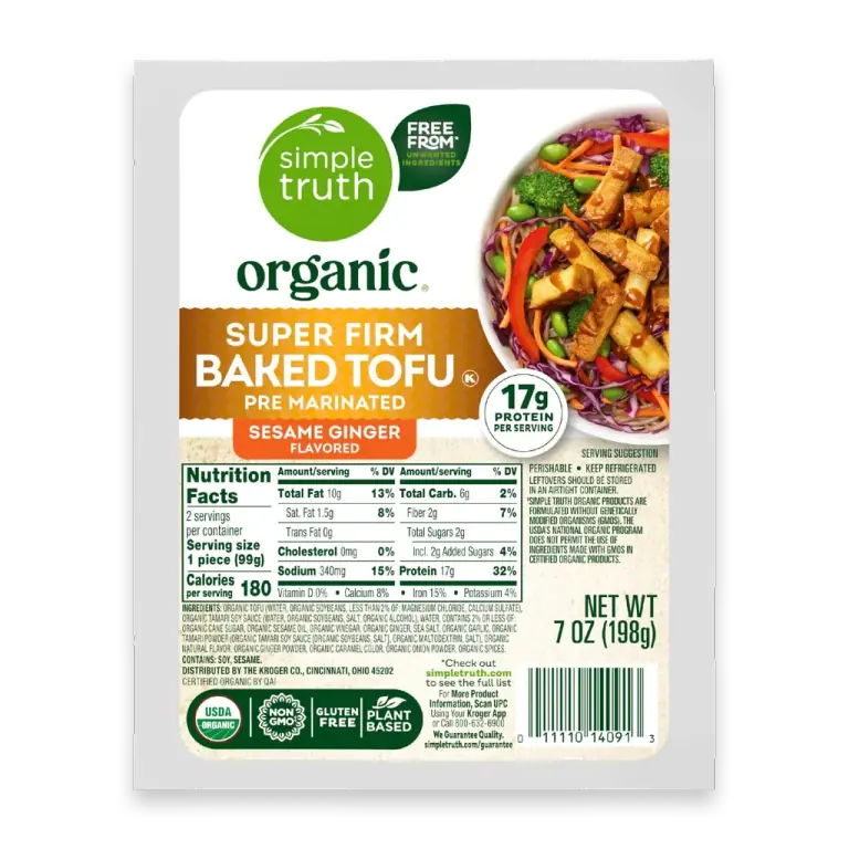 Super Firm Sesame Ginger Baked Tofu