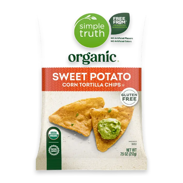 Sweet Potato Corn Tortilla Chips