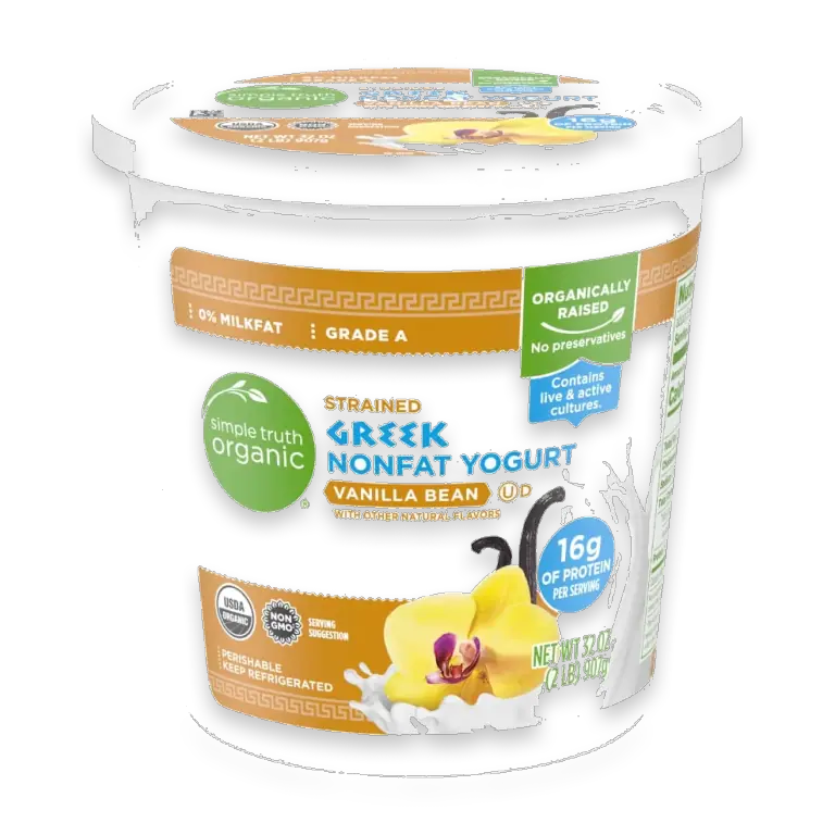 Vanilla Nonfat Greek Yogurt Tub