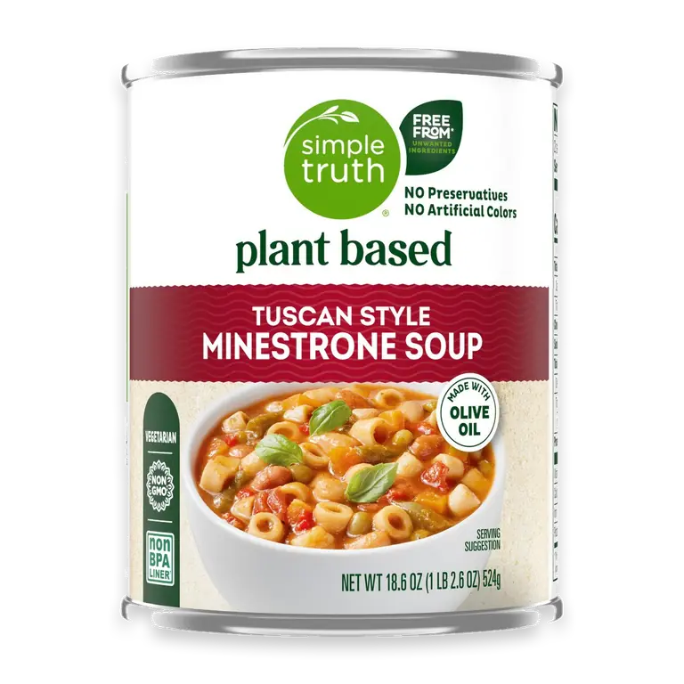 Plant Based Tuscan Style Minestrone Soup