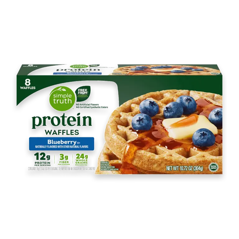 Protein Blueberry Waffles