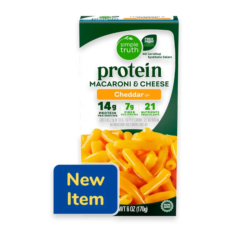 Protein Cheddar Macaroni and Cheese