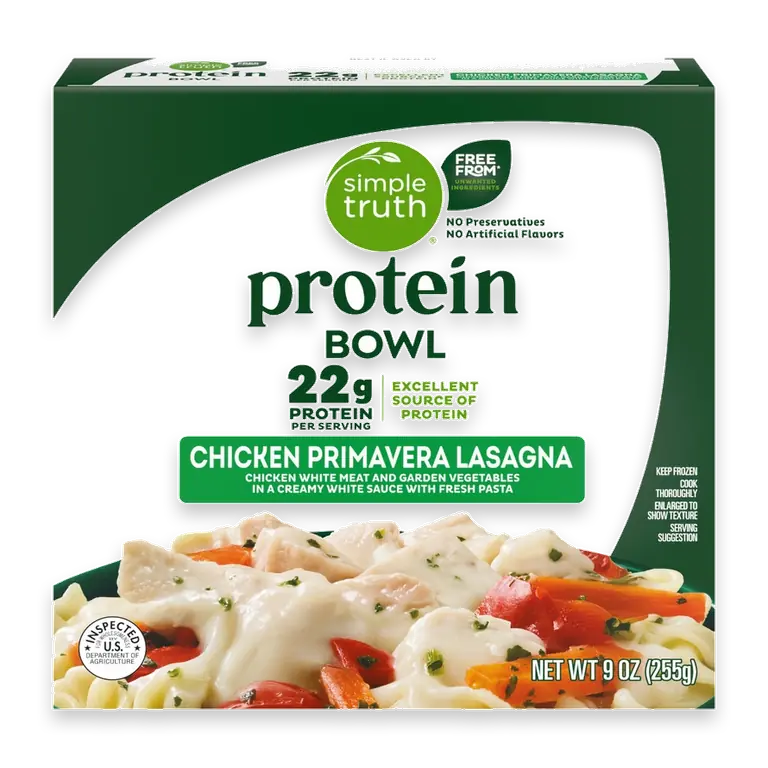 Protein Chicken Primavera Lasagna Bowl