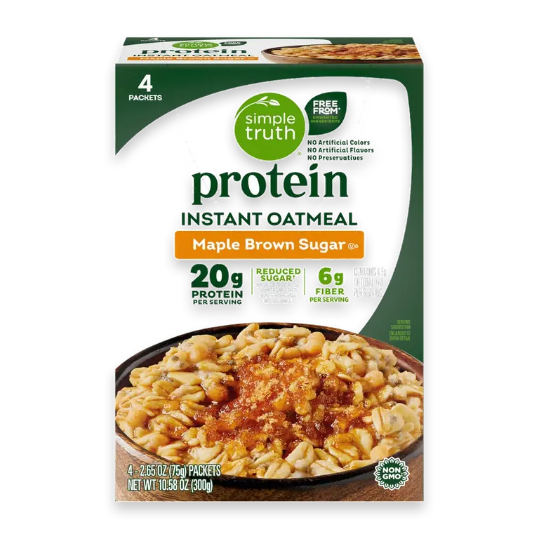 Protein Maple Brown Sugar Instant Oatmeal