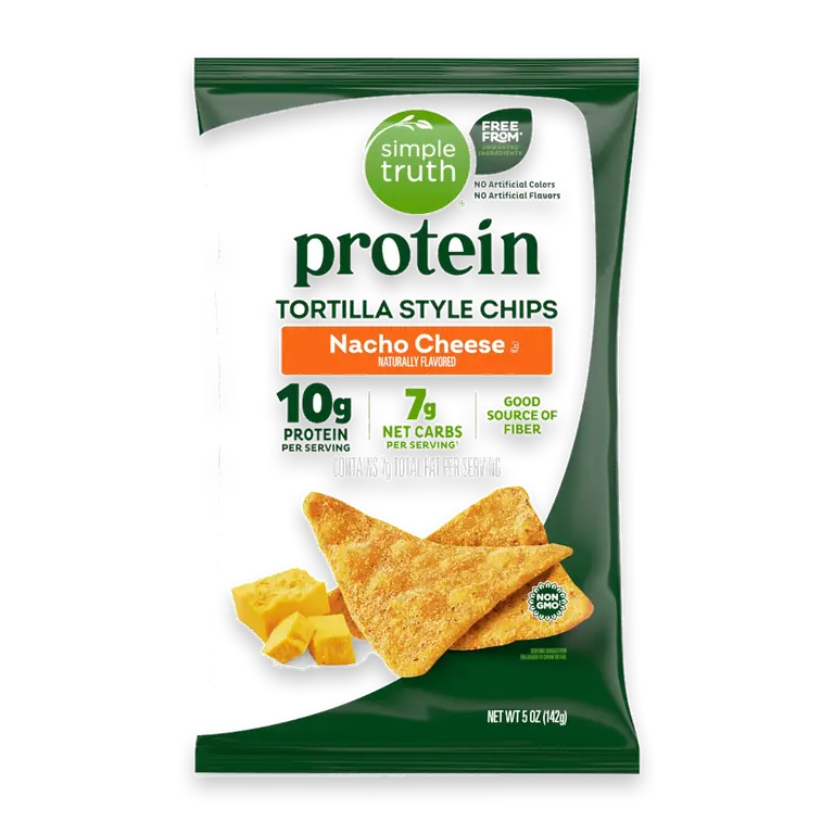 Protein Nacho Cheese Tortilla Chips