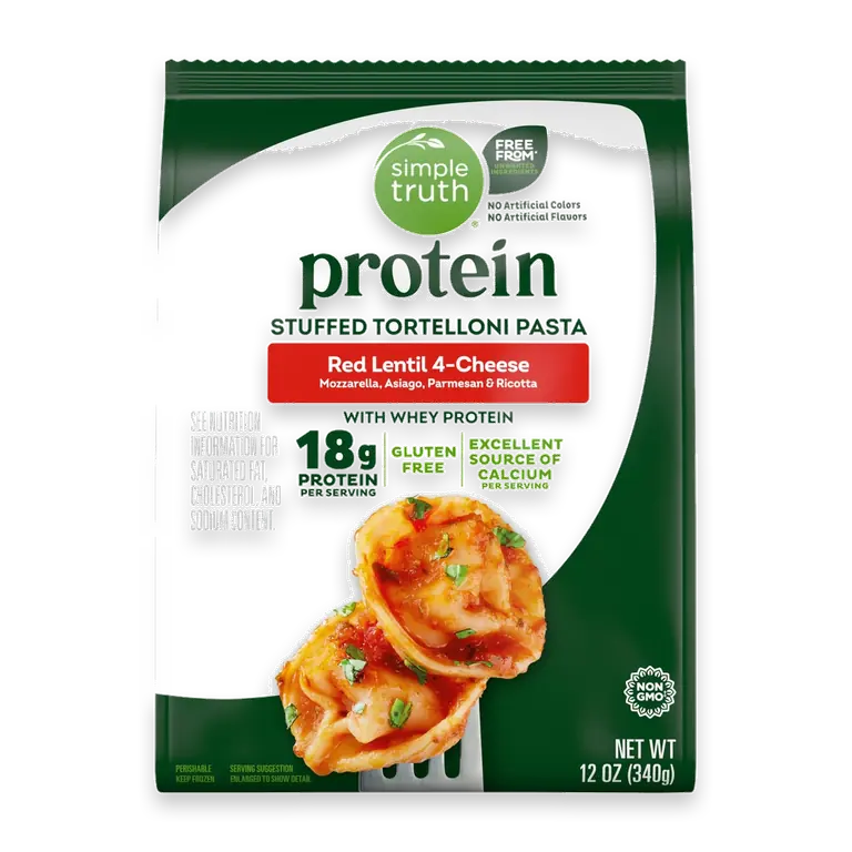 Red Lentil 4-Cheese Tortelloni Pasta