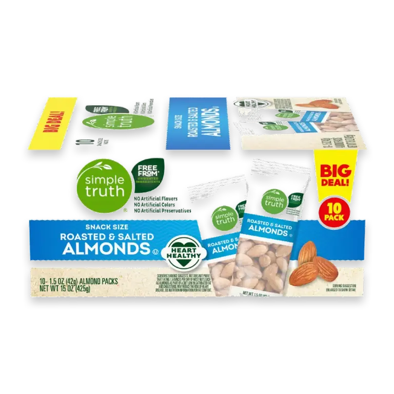 Roasted and Salted Almonds Snack Size BIG DEAL!