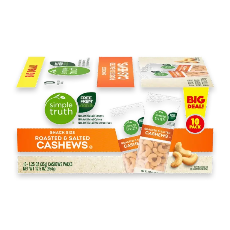 Roasted and Salted Cashews Snack Size BIG DEAL!