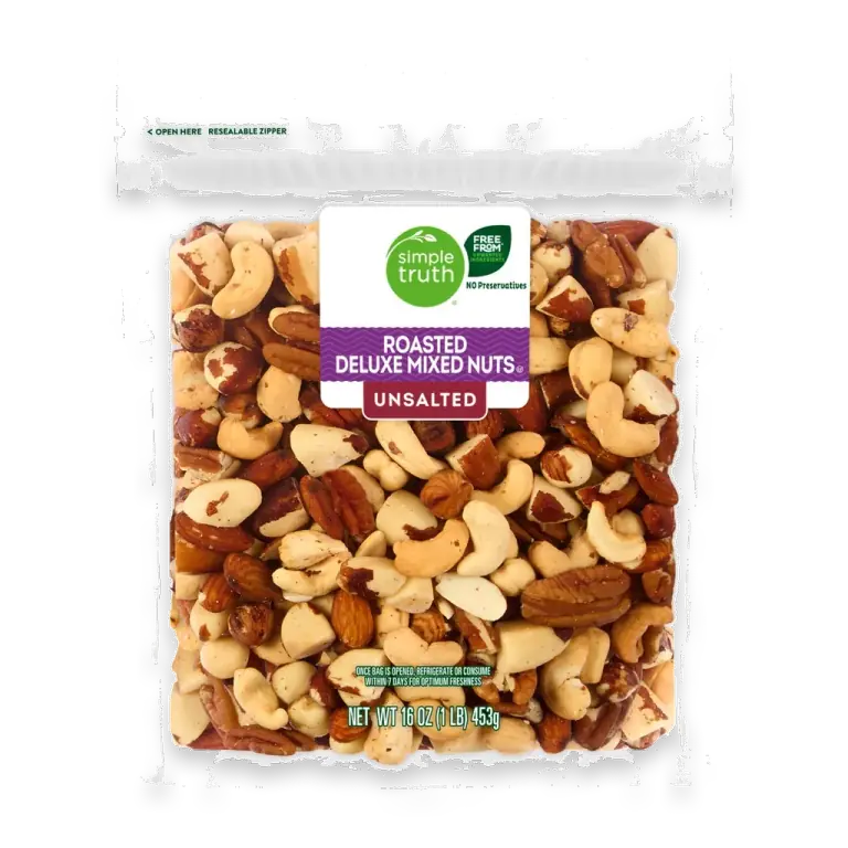 Roasted Deluxe Unsalted Mixed Nuts